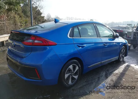 2017 Hyundai Ioniq Hybrid Sel from USA, damaged, VIN KMHC75LC8HU028771